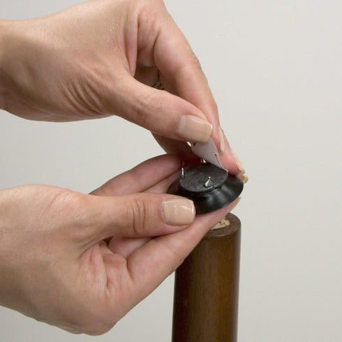 Ultimate Grip Tap-on Fuzz Free Felt Pads for Wood Furniture and Hard Floors - Resists Dirt and Fuzz - 1-inch 8 Pack...
