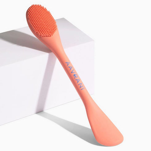 AAVRANI Mask Applicator Tool - Silicone Face Mask Brush Applicator and Massage Spatula for Clay, Cream, Gel, and Mud Facial Masks - Beauty Tool Gi...