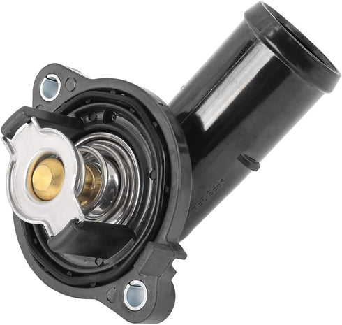 X AUTOHAUX Car Auto Thermostat Housing 5184977AE 5184977AD for Dodge Charger 2011-2018...