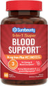 Iron Supplement, Iron Bisglycinate with Folate, Vitamin C, B6, B12, 5-in-1 Blood Support, Gentle on Stomach, Once Daily, Vegan, 60 Capsules...