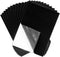 Adhesive Felt Sheet, Shynek 12 Pieces Black Felt Fabric Adhesive Sticky Back Felt Sheets for Art and Craft Making...