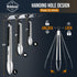 Tongs For Cooking - Heat Resistant 600 Degrees Stainless Steel Kitchen Tong,Heavy Duty Metal Locking Tongs - Perfect for Food,Salad and BBQ set of...
