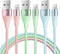Phone Charger Fast Charging 3P 10FT Long Cable Compatible with Smartphones-Colorful......