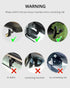 Phone Holder Car, Rear View Mirror Phone Holder - Aluminum Alloy Mount Multi-Angle Adjustment Rotatable and Retractable Compatible with All 4-7 In...