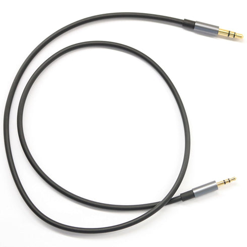 Black 3ft Gold Plated Design 3.5mm Male to 2.5mm Male Car Auxiliary Audio Cable Cord Headphone Connect Cable for Apple, Android Smartphone, Tablet...