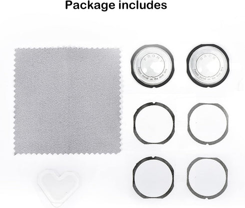 LICHIFIT Panoramic Lens Protector Cover Adhesive Lens Cap for Insta360 X3 Camera Sticky Lens Guards Accessories...