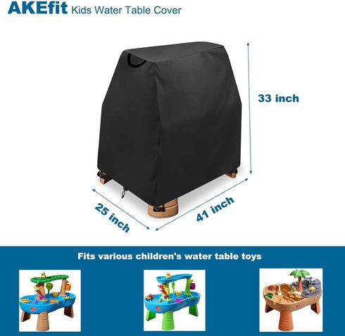 AKEfit Kids Water Table Cover ,Kids Sand and Water Table Toys Covers Waterproof ,Outdoor Water Play Table Cover Fit Step2 Rain Showers Splash Pond...