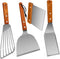 Spatula, Metal Spatulas Set, Stainless Steel Spatula, Fish Spatula Turner Cooking BBQ Grill Griddle Spatula, Metal Spatula for Cast Iron Skillet, ...