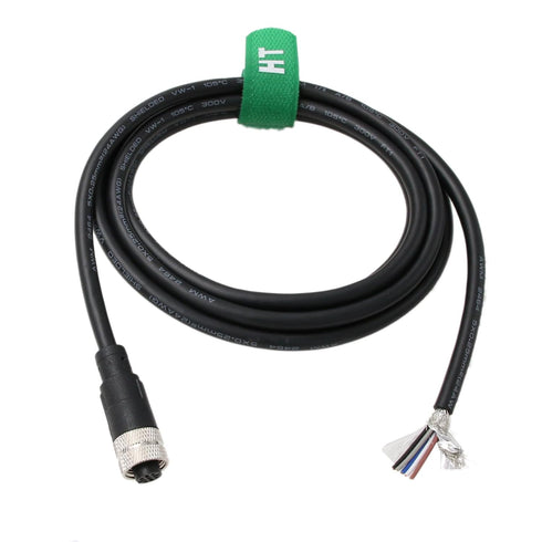 M12 A-Coded 5 pin Female Actuator Sensor Electrical Cable to Open for Industrial Control Automation, Network, CANopen, IO Link, Profibus 3m...