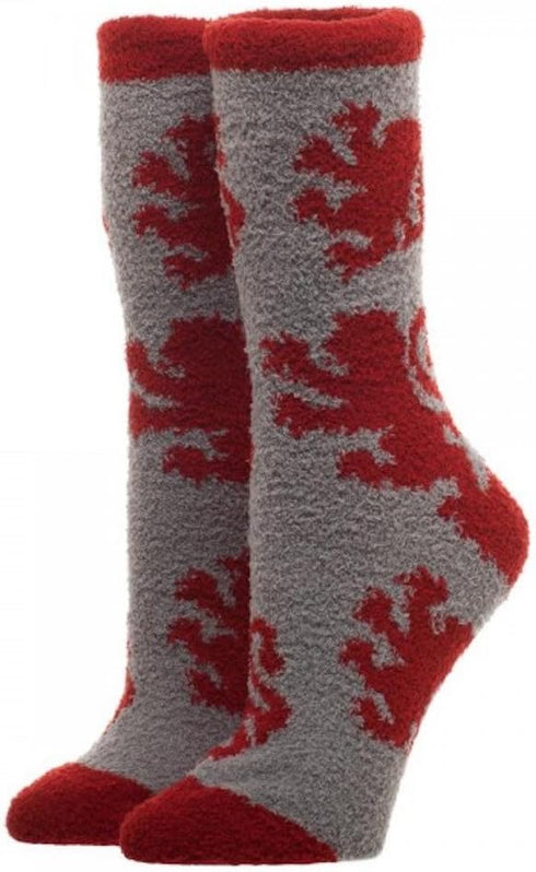 Harry Potter Gryffindor Logo Adults Fuzzy Socks...
