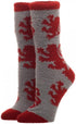 Harry Potter Gryffindor Logo Adults Fuzzy Socks...