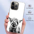 Scottish Highland Cattle Phone Case Compatible with iPhone 14 Pro Max, Hippie Wild Cow Animal Cover for Teens Men Women, Trendy Cool TPU Bumper Ca...