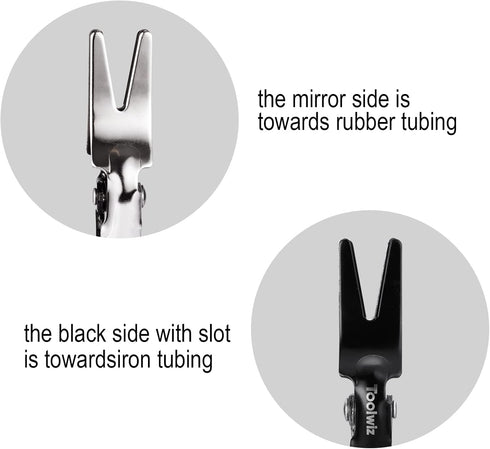 Toolwiz Automobile Hose Removal Pliers, Auto Fuel, and Vacuum Line Tube Hose Remover Pliers, Separator Tools Pipe Repairing Tool for Marine, Oil, ...