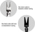 Toolwiz Automobile Hose Removal Pliers, Auto Fuel, and Vacuum Line Tube Hose Remover Pliers, Separator Tools Pipe Repairing Tool for Marine, Oil, ...
