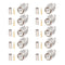 TNC Male Connector 10PCS, TNC Male Plug Crimp Connector for RG58/RG142/RG400/LMR195/KSR195/3D-FB Cable...