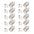 TNC Male Connector 10PCS, TNC Male Plug Crimp Connector for RG58/RG142/RG400/LMR195/KSR195/3D-FB Cable...