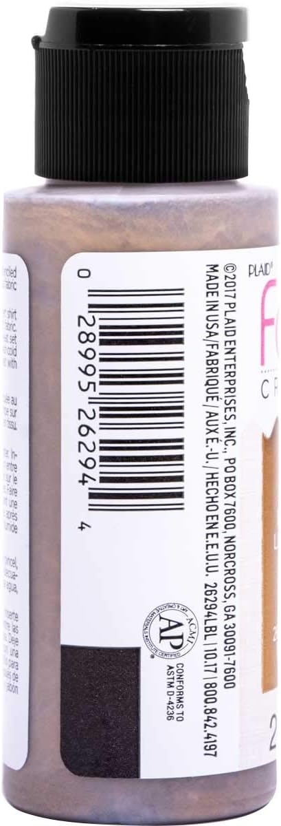 Fabric Creations Fabric Paint, 2 oz, Metallic Bronze...