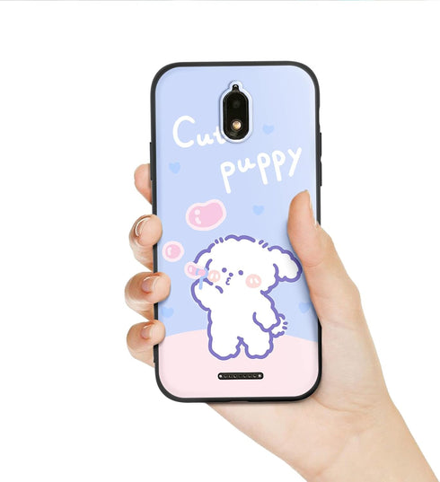 for Hot Pepper Serrano 3 Phone Case, for Hot Pepper Serrano 3 (A95B/A95C/A95J) Cover Fun Cute Dog Design Cartoon Animal Style with Lanyard Slim So...