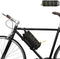 Bike bags for bicycles front rack mountain phone top tube bike pouches for adult bikes travel storage handlebar bag (Yellow)...