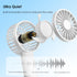 Portable Handheld Fan with Buckle Design, Mini Rechargeable Fan with 3 Speed Adjustable, Small Personal Fan for Home, Office, Travel, and Outdoor ...