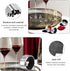 Stainless Steel Wine Bottle Collars, Durable Wine Collar Drip Rings, Simple and Sleek Wine Drop Stopper with Felt, Small Handy Gadgets for Kitchen...