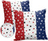 Waterproof Pillow Covers for Couch Throw Pillow Cases Set of 2, Independence Day Decorative Cushion Pillow Covers 18x18In,Indoor Outdoor Decoratio...