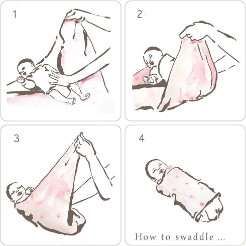 Aenne Baby, Muslin Swaddle Blanket for Girls, Infant Toddler Quilt, Swaddle Wrap for Girls, Luxurious Soft and Silky Stroller Cover, Floral Poppy ...