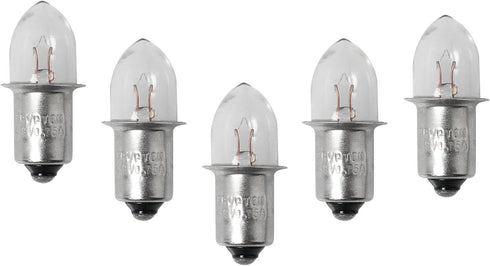 LED Light Bulb 5pcs 4D 4.8V 0.75A Bayonet Base Krypton Replacement Bulb for Flashlight Replacement Bulb Torches Work Light Flashlight Bulbs...