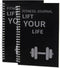 Fitness Journal,Workout Journal for Women & Men, A5 Size(5.5" x 8.2") Fitness Planner for Daily Fitness Tracking, Bodybuilding Progress, and Achie...