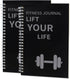 Fitness Journal,Workout Journal for Women & Men, A5 Size(5.5" x 8.2") Fitness Planner for Daily Fitness Tracking, Bodybuilding Progress, and Achie...