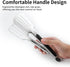 Tongs for Cooking, Spatula Tongs Set for Serving Food and Grilling, 9" and 12" Metal Tongs for Fish, Steak, Bread, Salad, Comfortable Grip, Easy t...