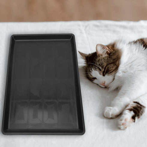 Cabilock 2pcs Pet Cage Tray Dog Poop Pan Accessory Tray Pet Potty Tray Dog Poop Tray Pet Poop Tray Plastic Crate Pan Dog Kennel Pan Rabbit Tray Do...