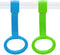Baby Pull Up Rings, 2 Pcs Bed Stand Up Assistant, Play Gym Crib Pull Ring for Toddler Kids Children Walking Training Tool(Blue and Green)...