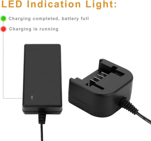 Shentec 20V Li-ion Charger - Compatible with Porter Cable & Black & Decker 20V Batteries...