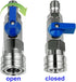 High Pressure Washer Ball Valve Kit 3/8 NPT Quick Connector 4500 PSI for Power Washer Hose...