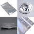 50 Pack Mylar Bags - 5.9x8.7 Inch Resealable Clear Zip Lock Food Storage Bags, Food Safe Plastic Aluminum Material - Silver...