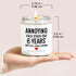 6 Years Candle, Iron Anniversary, Gifts for Him, Her, 6 Year Anniversary, Gifts for Men, Wife, Husband, Women, 6th Wedding Anniversary, Gifts for ...