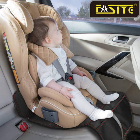 FASITE Car Seat Protector for Baby Child Car Seats - Non-Slip Waterproof Car Seat Cover Pad Protector with Mesh Pockets...