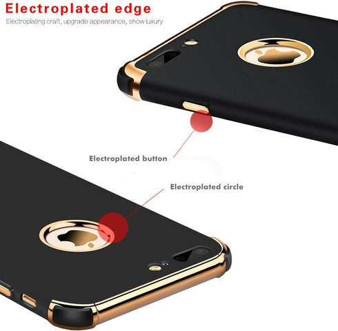 Compatible for iPhone 8 Plus Case, Ultra Slim Flexible Elegant Matte Cover Case Compatible for iPhone 8 Plus (Black)...