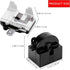 QP2-4.7Starter Relay and Overload 1 Pin Refrigerator Starter Relay and 6750C-0005P Refrigerator Overload Protector?2 Pieces in Total?Mini Refriger...