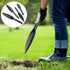 Willow Leaf-Shaped Garden Trowel Tool 12-inch Hand Shovel High-Carbon Steel Material One-Piece Forged Heavy Duty Manual Tool Potting Digging Trans...