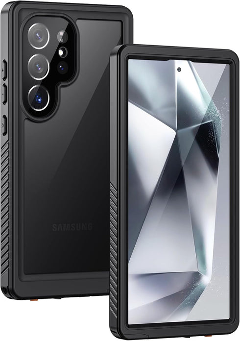 Lanhiem for Samsung Galaxy S24 Ultra Case, IP68 Waterproof Dustproof, Built-in Screen Protector, Rugged Full Body Shockproof Protective Cover for ...