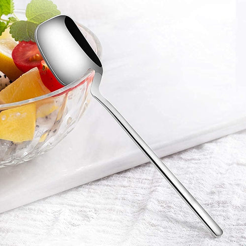 IQCWOOD Demitasse Espresso Spoons, 5.6 Inches Stainless Steel Coffee Spoon, Mini Dessert Tea Honey Ice Cream Spoons, Set of 6...