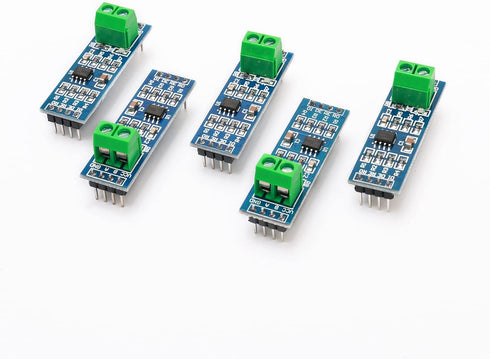 5 PCS RS-485 MAX485 Transceiver Chip Module TTL to RS-485 Module SCM Development Board...