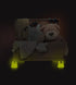 Slipstick CB643 3” Lift Glow in The Dark Bed Risers/Furniture Risers – Adds 3 inch Height for Under Bed Storage & Shows Bed Location in Dark (Set ...