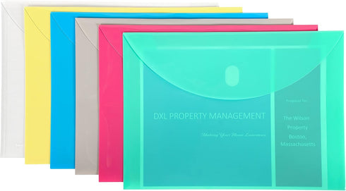 C-Line Reusable Poly Envelope, Side Loading, Letter Size, 1 Envelope, Color May Vary (58000)...