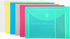 C-Line Reusable Poly Envelope, Side Loading, Letter Size, 1 Envelope, Color May Vary (58000)...