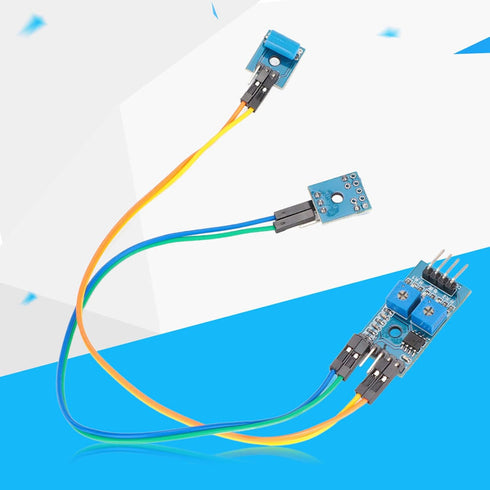 2 Channel Vibration Sensor Module, LM393 Comparator Alarm Sensor Board SW420 Switch for Industry...
