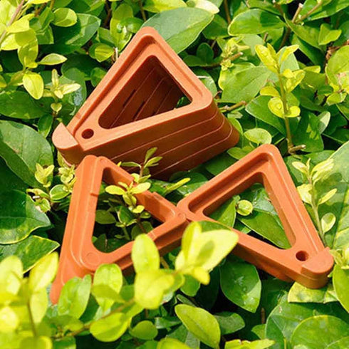 12Pcs Potted Plant Stand,Invisible Flower Pot Risers,Plastic Pot Feet Triangle Flower Planter,for Indoor And Outdoor Plant Pots...