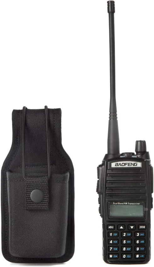 LUITON Radio Holder Radio Holster Baofeng Case Two Way Radio Pouch for Walkie Talkies Nylon Holster for Motorola Kenwood Icom HYT Arcshell Baofeng...